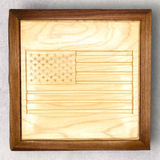 American Flag Keepsake Box